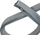 Organizues kabllosh LogiLink Cable Sheath KAB0071, mbështjellëse poliester, 1 copë, gri