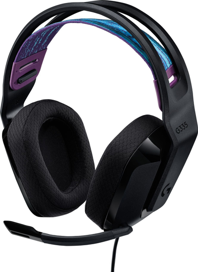 Set gaming Logitech G335 + G PRO X SuperLight 2, kufje 3.5mm, maus wireless, të zinj