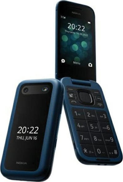 Telefoni Nokia 2660 Flip DS, 4G, Dual SIM, blu