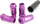 Set bulonash felne Epman JDM M12x1.25, 19 copë, vjollcë