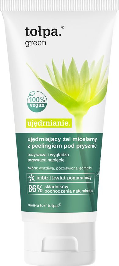 Scrub trupi Tołpa Green për dush, me efekt që ta tonifikon lëkurën, 200 ml