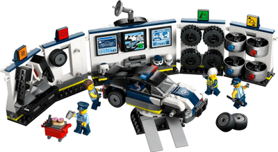 Lodër ndërtimi LEGO City Police Tuning Workshop 60457, 489 pjesë, për fëmijë 6+