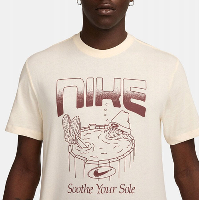 Bluzë Nike Sportswear Graphics, pambuk, për burra, e bardhë