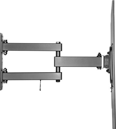 Mbajtëse muri TV Home-it, 37-70", e zgjatshme dhe e anueshme, 35 kg, e zezë