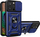 Klloçkë Hurtel Hybrid Armor Camshield për iPhone 14 Pro Max, me kapak kamere, me unazë, blu