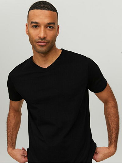 Maicë Jack&Jones JJEORGANIC Standard Fit, e zezë