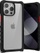Maska за телефон Mercury Bumper Pop Case, за iPhone 15 Pro Max 6.7", транспарентна, со црна рамка