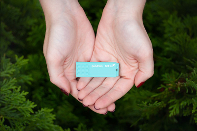 USB GoodRam UME3 CARE, 64GB, USB 3.0, e bardhë