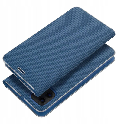 Mbulesë telefoni NoName OEM LUNA Book Carbon për iPhone 17, tip libri, blu