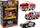 Set lodrash makina shërbimi Leantoys Fire Department dhe Police, mini, shumëngjyrësh
