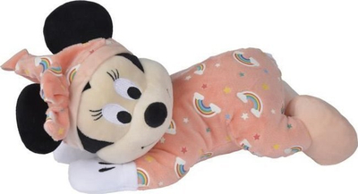 Kukull pelushi Disney Minnie që ndriçon në errësirë, 30 cm, rozë