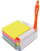 Organizues tavoline Stickn Desk Organizer, bllok shënimesh 76x76mm, etiketa 76x14mm, shumëngjyrësh