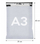 Zarf plastik Zenwire Courier A3, 310 x 420 mm, 50 copë, gri