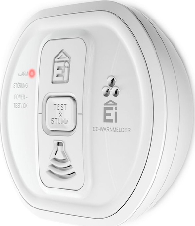 Detektor monoksidi karboni Ei Electronics Ei208iW 3XD, wireless, me bateri litiumi, i bardhë