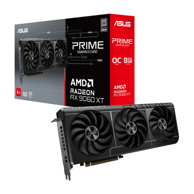 Графичка картичка Asus PRIME RX9060XT O8G, 8GB, GDDR6, бела