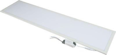 Panel LED për tavan INOXX PAN60W120/30, 60W, 120x30cm, 3000K, me kornizë të zezë