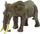 Figurinë lodër LeanToys Animals of the World Elefant, plastikë, gri