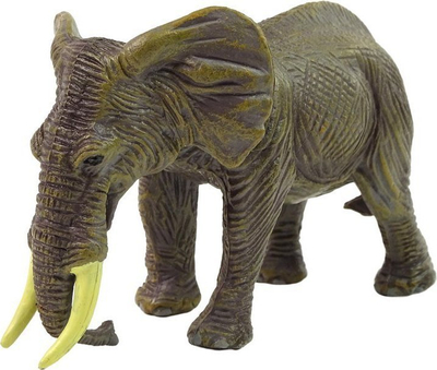 Figurinë lodër LeanToys Animals of the World Elefant, plastikë, gri
