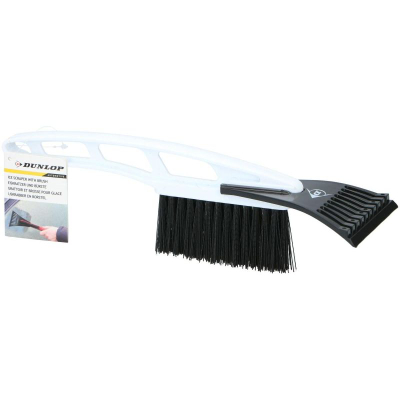 Kruajtëse akulli me furçë Dunlop, 2 në 1, 31cm, e bardhë