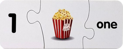 Едукативно сложувалка Number Game, броеви 1 10, учење англиски, повеќебојно
