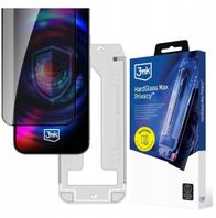 Qelq mbrojtës 3MK HardGlass Max Privacy për Samsung Galaxy A26 5G, me aplikues, transparent