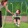 Lëkundëse bebesh Extralink Schwarzwald Frame Swing, 116x140x123cm, për fëmijë të vegjël