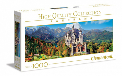 Enigmë 1000-pjeshëshe Clementoni Panorama - Neuschwanstein (GXP-636624)