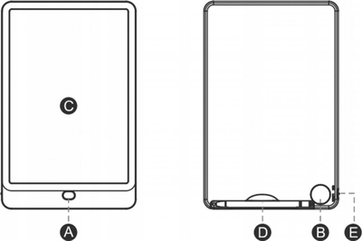 Tablet grafik Denver LWT-10510, 10.5", LCD, rozë