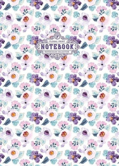 Fletore dekorative Fresh TW Flowers, 145x197mm, 64 faqe, me lule
