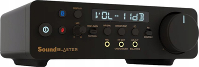 Kартичка за звук Creative Labs Sound Blaster X5, USB, надворешен DAC, црна