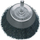 Furçë teli fundore Abraboro End Wire Brush 75mm, diametër 75mm, bisht 6mm, metalike