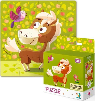 Puzzle Dodo Little Horse, 16 pjesë, për fëmijë, shumëngjyrësh