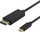 Kabllo Deltaco USB C në DisplayPort, 2m, 4K UHD, e zezë