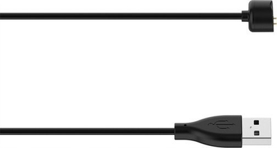 Kabllo karikimi Economy për Xiaomi Mi Smart Band 5 6 7 NFC, USB, me magnet, e zezë