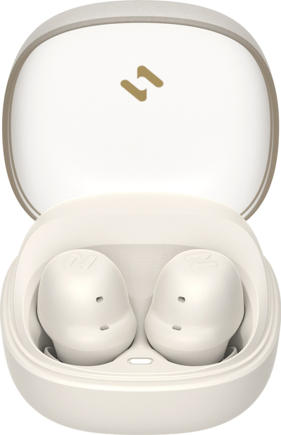 Kufje wireless Havit TW969, in ear, me kuti karikimi, bezhë