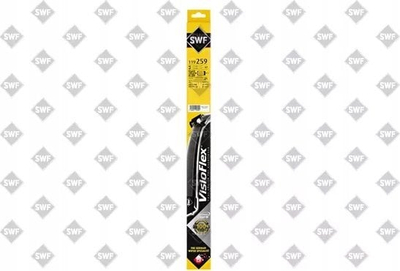 Fshirëse xhami SWF VisioFlex 119259, 550mm, Beam, e zezë