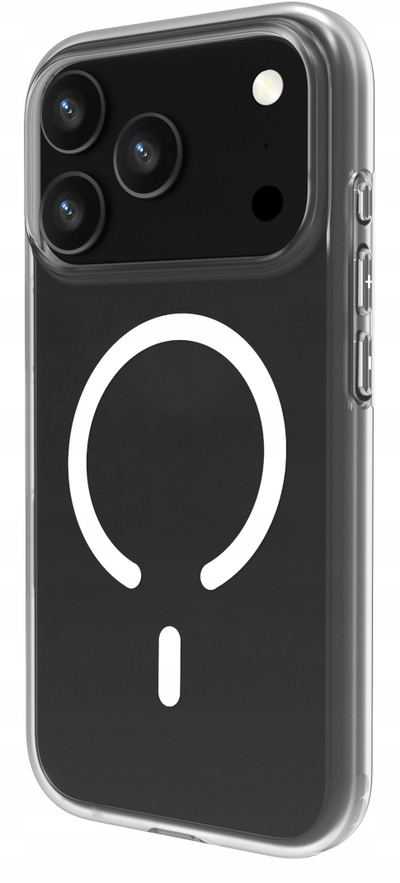Mbështjellës Roobix Clarion MagSafe për iPhone 17 Pro Max, transparent, i fortë ndaj goditjeve