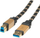 Kabllo USB Roline USB A, USB 3.0, 3 m, e zezë