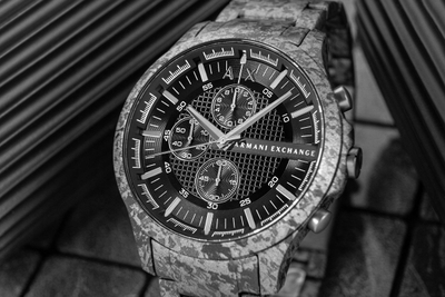 Рачен часовник Armani Exchange AX2462, аналоген, инокс, сив