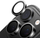 Mbrojtës kamere Torras Lensguard për iPhone 16 Pro, xham i hollë 0.25mm, i zi