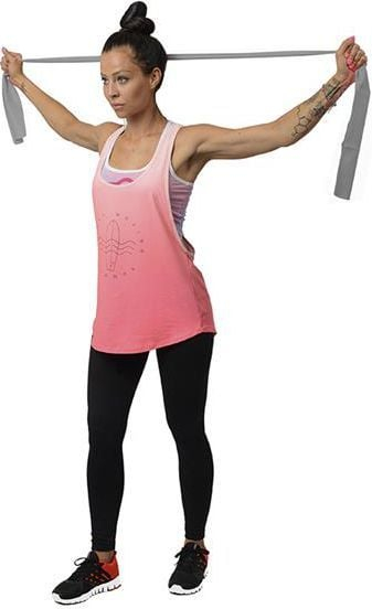 Shirit Pilates HMS TP01, rezistencë 16 kg, 0.75 mm, gri e errët