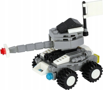 Lodër konstruktore Alleblox Military 3n1, 98 pjesë, 6+