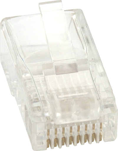 Prizë RJ45 8P8C Cat6, paketim 10 copë, transparente