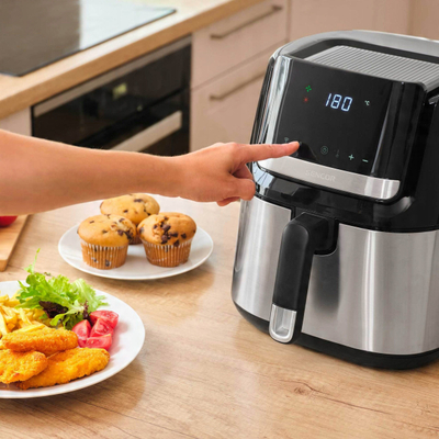 Fritezë ajri Sencor SFR6600SS, 6.5L, 1600W, inoks