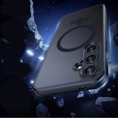 Këllëf telefoni Tech-Protect Magmat Magsafe për Samsung S24 FE, silikoni, i zi