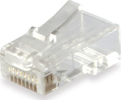 Prizë rrjeti Equip RJ45 Cat.6, për kabllo rrumbullake, transparente