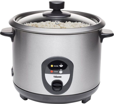 Tenxhere për oriz Tristar RK-6127, 500 W, 1.5 l, e argjendtë