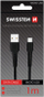 Kabllo Swissten MicroUsb, 1.0m, e zezë