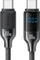 Kabllo USB C në USB C Usams, 1.2m, 100W, me ekran dixhital, e zezë