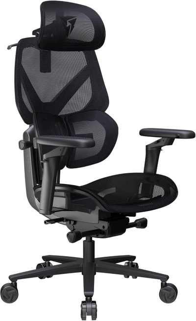 Karrige zyre ThunderX3 Flex Pro, ergonomike, shpinë e naltë, e zezë